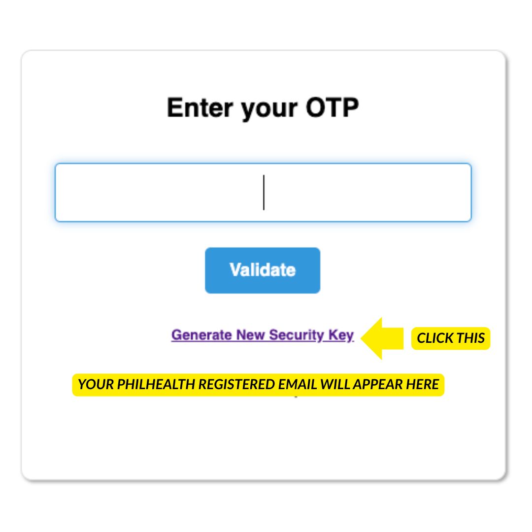 PhilHealth EPRS Login How to Generate New Security Key for TOTP PhilHealth EPRS Login How to Generate New Security Key for TOTP