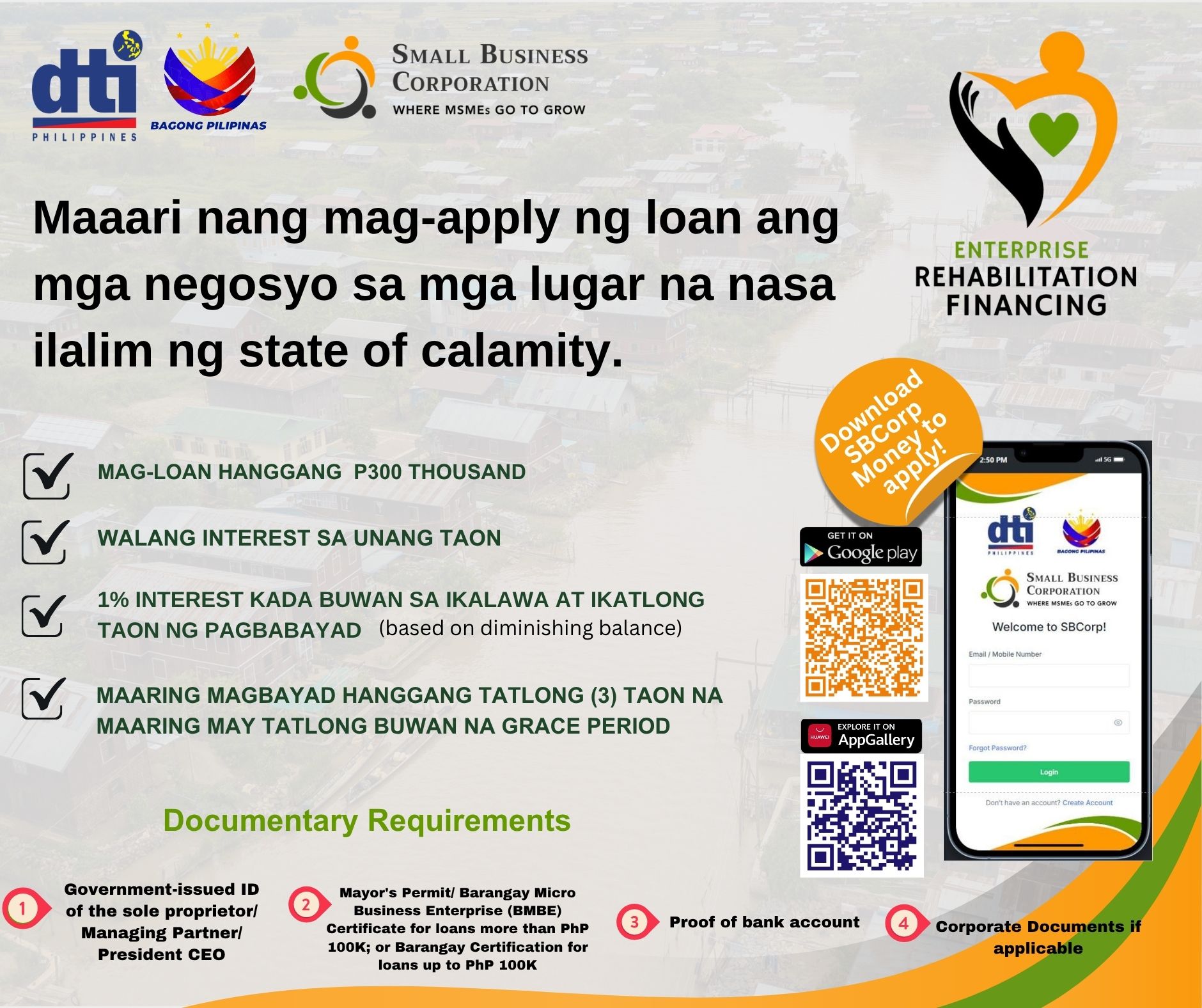 How to Apply for SBCorp ERF Loan Program